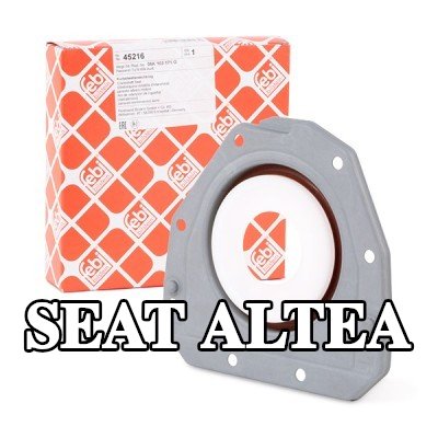 FEBI BILSTEIN حشية العمود المرفقي من مادة PTFE (بولي تترافلوروإيثيلين), مع شفة — SEAT Altea