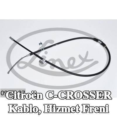LINEX Kablo, hizmet freni — Citroën C-crosser