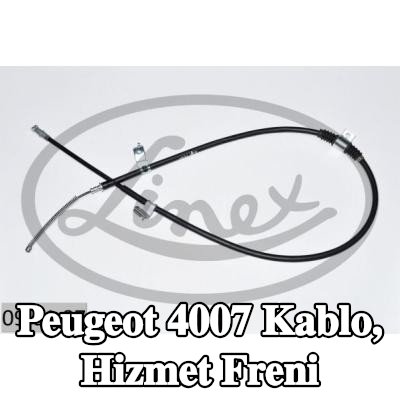 LINEX Kablo, hizmet freni — Peugeot 4007