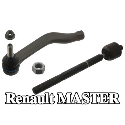 FEBI BILSTEIN مجموعة قضيب التوجيه، المحور الأمامي الأيسر, مع صامولة قفل — Renault Master
