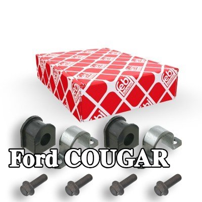 FEBI BILSTEIN طقم إصلاح, جلبة قضيب مانع الانقلاب للمحور الأمامي, مع حامل, مع مسامير/براغي — Ford Cougar