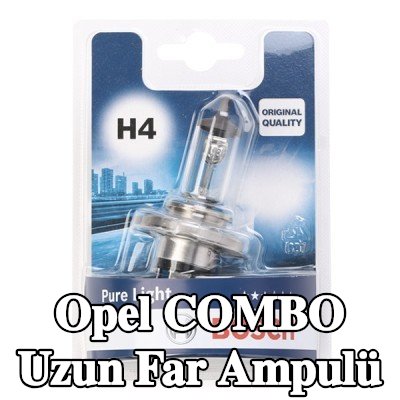 BOSCH Uzun far ampulü H4, 60/55W, 12V — 2000 Opel Combo