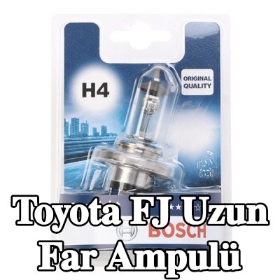 BOSCH Uzun far ampulü H4, 60/55W, 12V — Toyota Fj