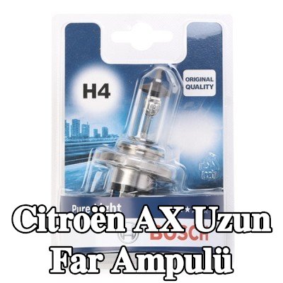 BOSCH Uzun far ampulü H4, 60/55W, 12V — 1997 Citroën Ax