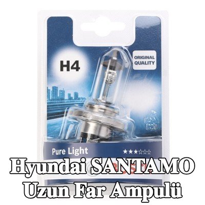 BOSCH Uzun far ampulü H4, 60/55W, 12V — Hyundai Santamo