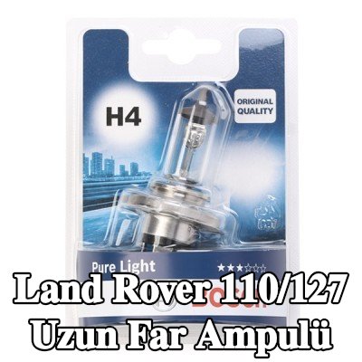 BOSCH Uzun far ampulü H4, 60/55W, 12V — Land Rover 110/127
