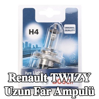 BOSCH Uzun far ampulü H4, 60/55W, 12V — Renault Twizy