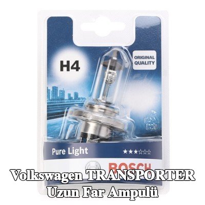 BOSCH Uzun far ampulü H4, 60/55W, 12V — 2000 Volkswagen Transporter