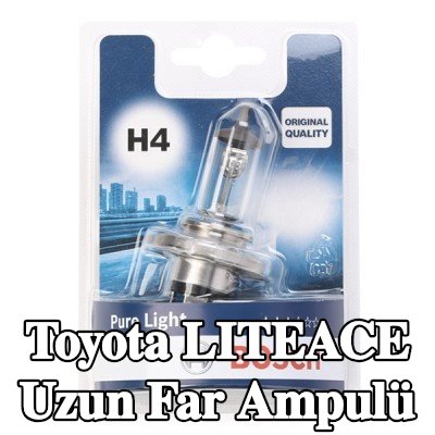 BOSCH Uzun far ampulü H4, 60/55W, 12V — Toyota Liteace