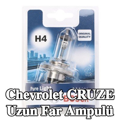 BOSCH Uzun far ampulü H4, 60/55W, 12V — Chevrolet Cruze