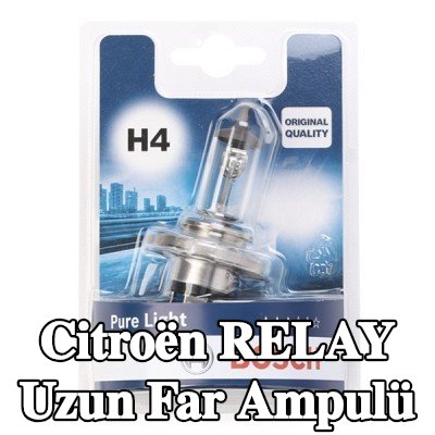 BOSCH Uzun far ampulü H4, 60/55W, 12V — 2000 Citroën Relay