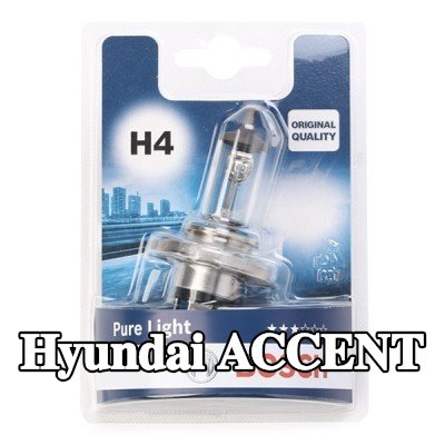 BOSCH لمبة الضوء العالي H4, 60/55W, 12V — Hyundai Accent