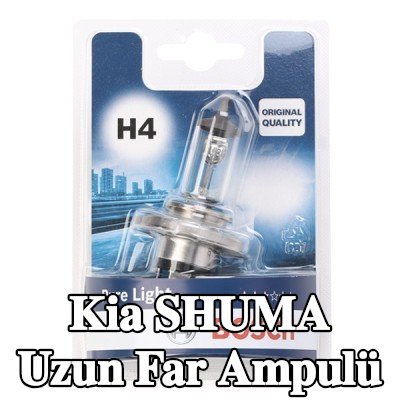 BOSCH Uzun far ampulü H4, 60/55W, 12V — Kia Shuma