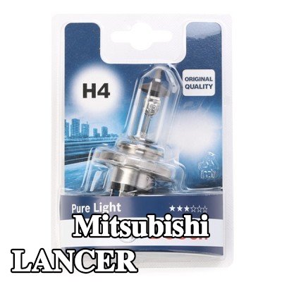 BOSCH لمبة الضوء العالي H4, 60/55W, 12V — 2000 Mitsubishi Lancer
