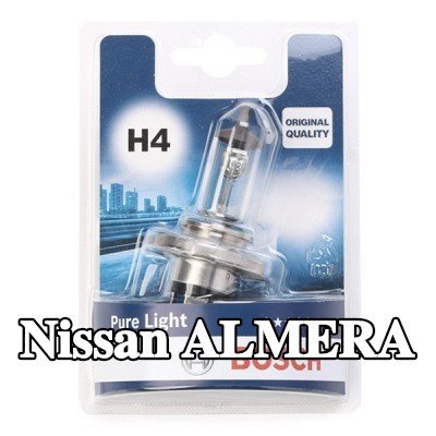BOSCH لمبة الضوء العالي H4, 60/55W, 12V — 1997 Nissan Almera