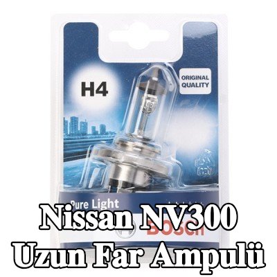 BOSCH Uzun far ampulü H4, 60/55W, 12V — Nissan Nv300