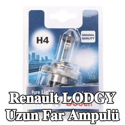 BOSCH Uzun far ampulü H4, 60/55W, 12V — Renault Lodgy