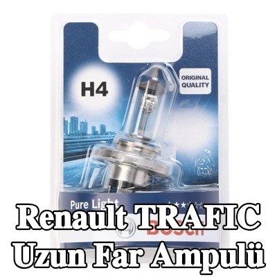 BOSCH Uzun far ampulü H4, 60/55W, 12V — 2000 Renault Trafic
