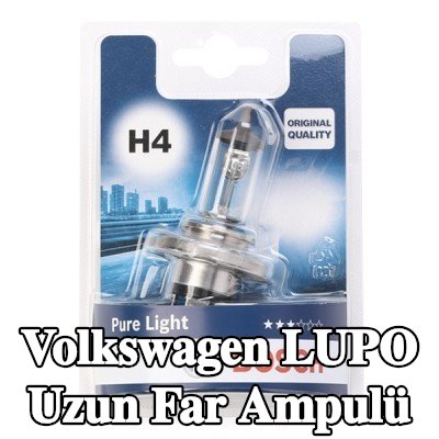 BOSCH Uzun far ampulü H4, 60/55W, 12V — Volkswagen Lupo