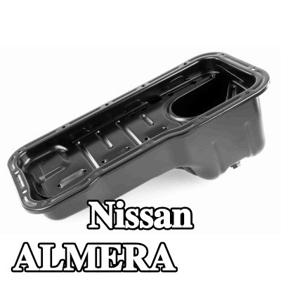 ACKOJA حوض الزيت مع سدادة تصريف الزيت, بدون حشية/مانع تسرب — Nissan Almera