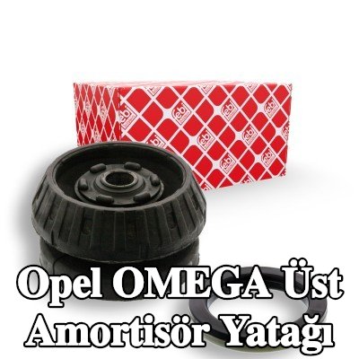 FEBI BILSTEIN Üst amortisör yatağı Ön Aks, bilyalı rulman ile — Opel Omega