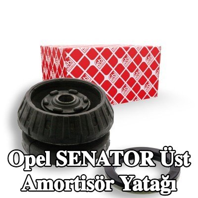 FEBI BILSTEIN Üst amortisör yatağı Ön Aks, bilyalı rulman ile — Opel Senator
