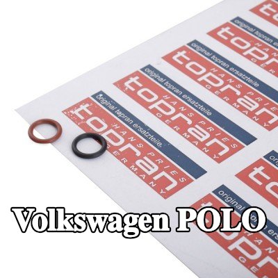 TOPRAN حشية مانعة للتسرب، مرشح الوقود — Volkswagen Polo