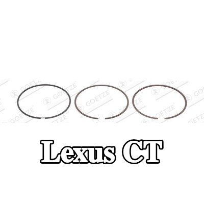 GOETZE ENGINE مجموعة حلقات المكبس — Lexus Ct