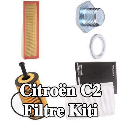 RIDEX Filtre kiti — Citroën C2