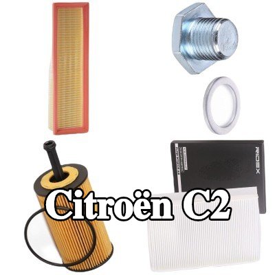 RIDEX مجموعة الفلاتر — Citroën C2