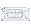 NISSENS Hızlı bağlantı parçası olmayan Intercooler, Sol konektör, açılı — 1997 Mercedes-Benz C-Class (5)