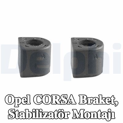 DELPHI Braket, stabilizatör montajı — Opel Corsa
