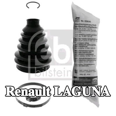 FEBI BILSTEIN طقم غطاء مفصل CV, عمود الدفع بجانب العجلة, البلاستيك الحراري — 2002 Renault Laguna