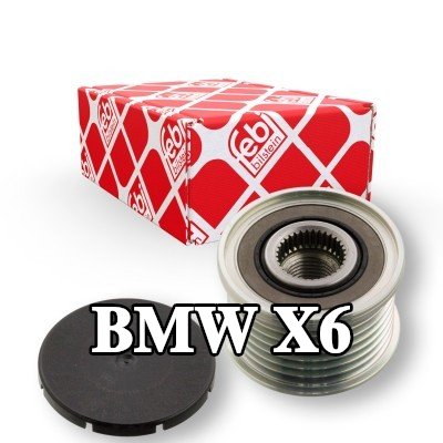 FEBI BILSTEIN بكرة القابض للمولد الكهربائي مع غطاء — BMW X6