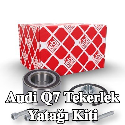 FEBI BILSTEIN ABS sensör halkalı tekerlek yatağı kiti, entegre manyetik sensör halkalı, sabitleme/montaj malzemesi ile — 2012 Audi Q7