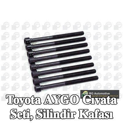 BGA Cıvata Kiti, silindir kafası M9 — 2012 Toyota Aygo