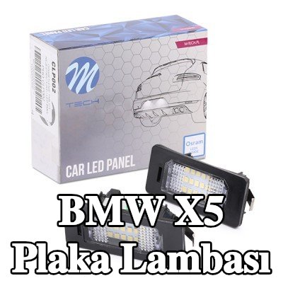 TECH Plaka lambası — 2007 BMW X5