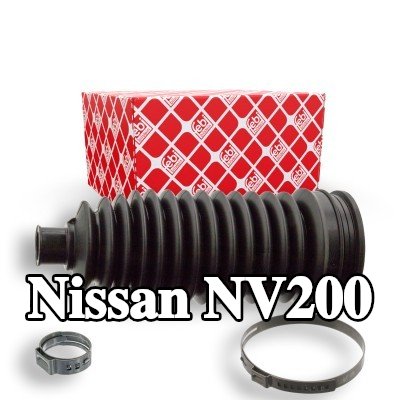 FEBI BILSTEIN طقم غطاء حامل التوجيه المحور الأمامي الأيسر, مع مشابك — Nissan Nv200