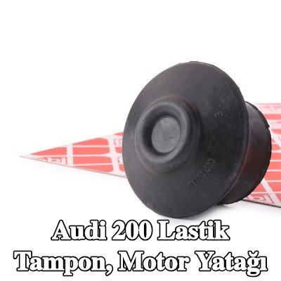 FEBI BILSTEIN Lastik tampon, motor montajı Ön — 1990 Audi 200