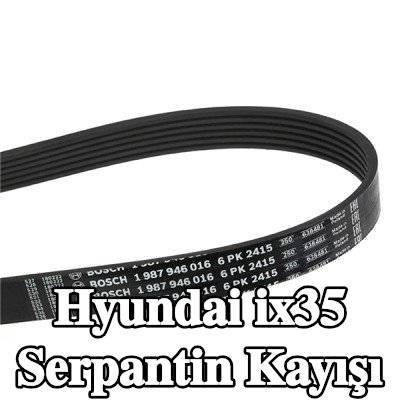 BOSCH Serpantin kayışı 2415mm, Number of ribs: 6 — Hyundai ix35