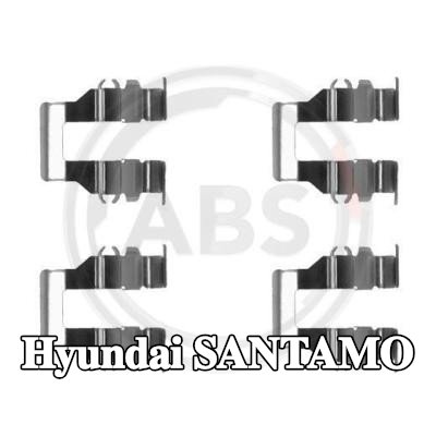 A.B.S. طقم تركيب وسادات الفرامل — Hyundai Santamo