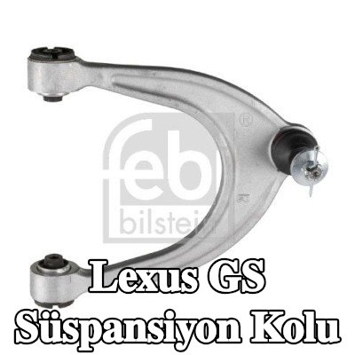 FEBI BILSTEIN Süspansiyon kolu Ön Aks Sağ, Üst, Alüminyum, bilyeli mafsal ile, taç somun ve çatal pimli, lastik yastıklı — Lexus Gs
