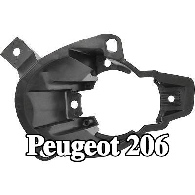 DIEDERICHS حامل، مصباح ضباب — Peugeot 206