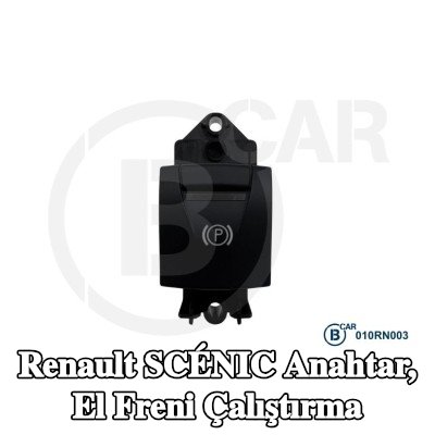 B CAR Anahtar, el freni çalıştırma — 2012 Renault Scénic