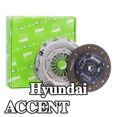 VALEO طقم القابض KIT3P, مع محمل تحرير القابض — Hyundai Accent