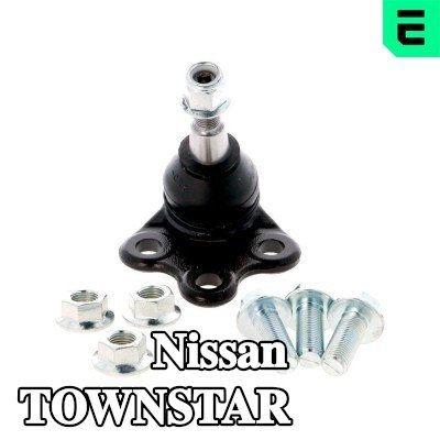OPTIMAL وصلة كروية سفلية للمحور الأمامي, مع ملحقات — Nissan Townstar