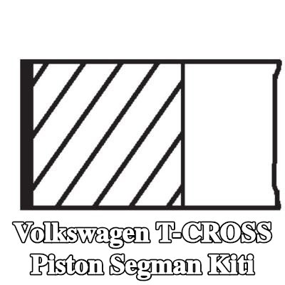MAHLE Piston Segman Kiti — Volkswagen T-cross