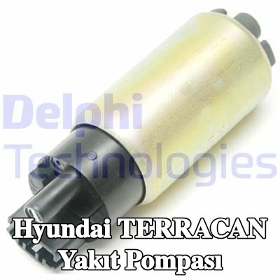 DELPHI Elektrikli yakıt pompası, contasız/sızdırmazlık elemanı olmadan — Hyundai Terracan