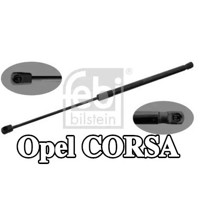 FEBI BILSTEIN دعامة باب صندوق الأمتعة لكلا الجانبين, 603mm — Opel Corsa