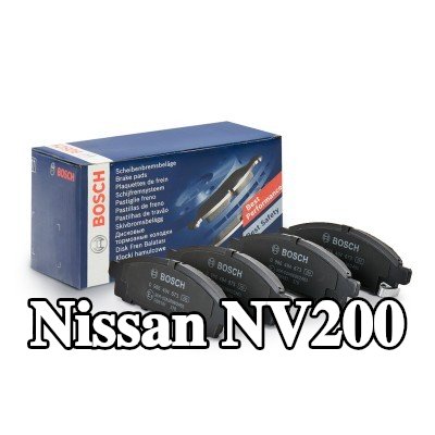 BOSCH مجموعة وسادات الفرامل 16, 75mm, مع دليل التركيب — 2012 Nissan Nv200